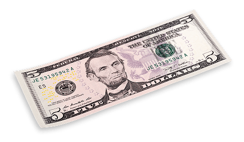 5 dollar bill